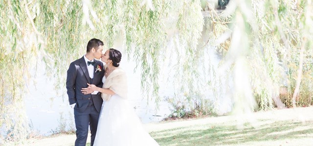 A Colourful Backyard Wedding for Alyssa and Michael