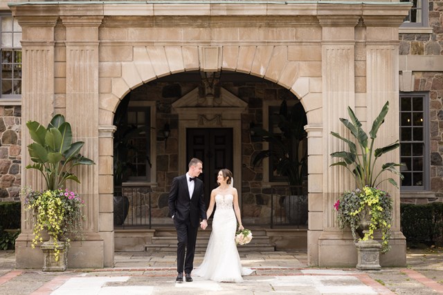 Kristina and Jonathan's Classic Garden Wedding at Graydon Hall Manor